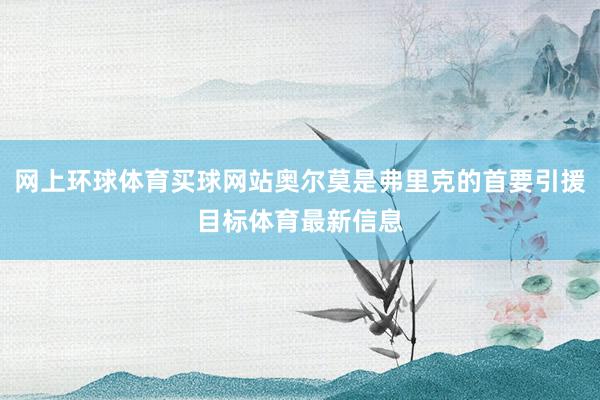 网上环球体育买球网站奥尔莫是弗里克的首要引援目标体育最新信息