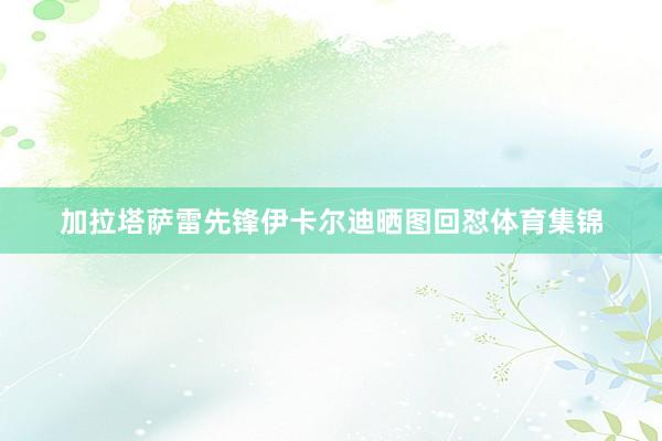 加拉塔萨雷先锋伊卡尔迪晒图回怼体育集锦